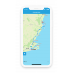 iOS activity tracking map