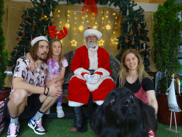 Photo with santa