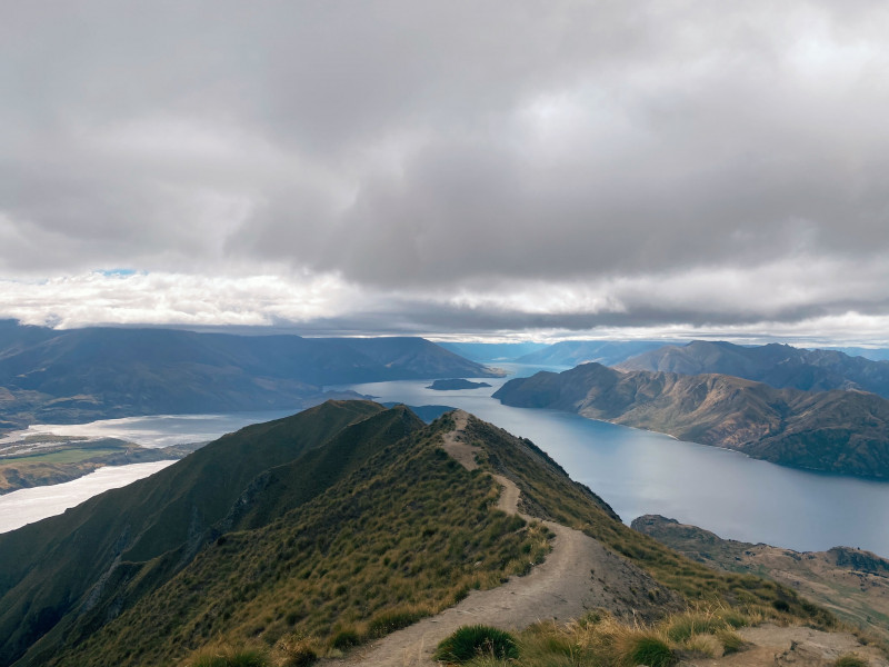 Photo of hills and river