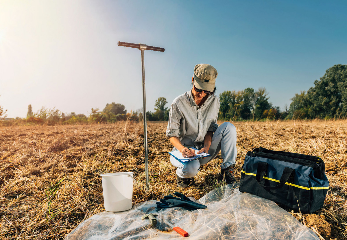 Photo of field researcher