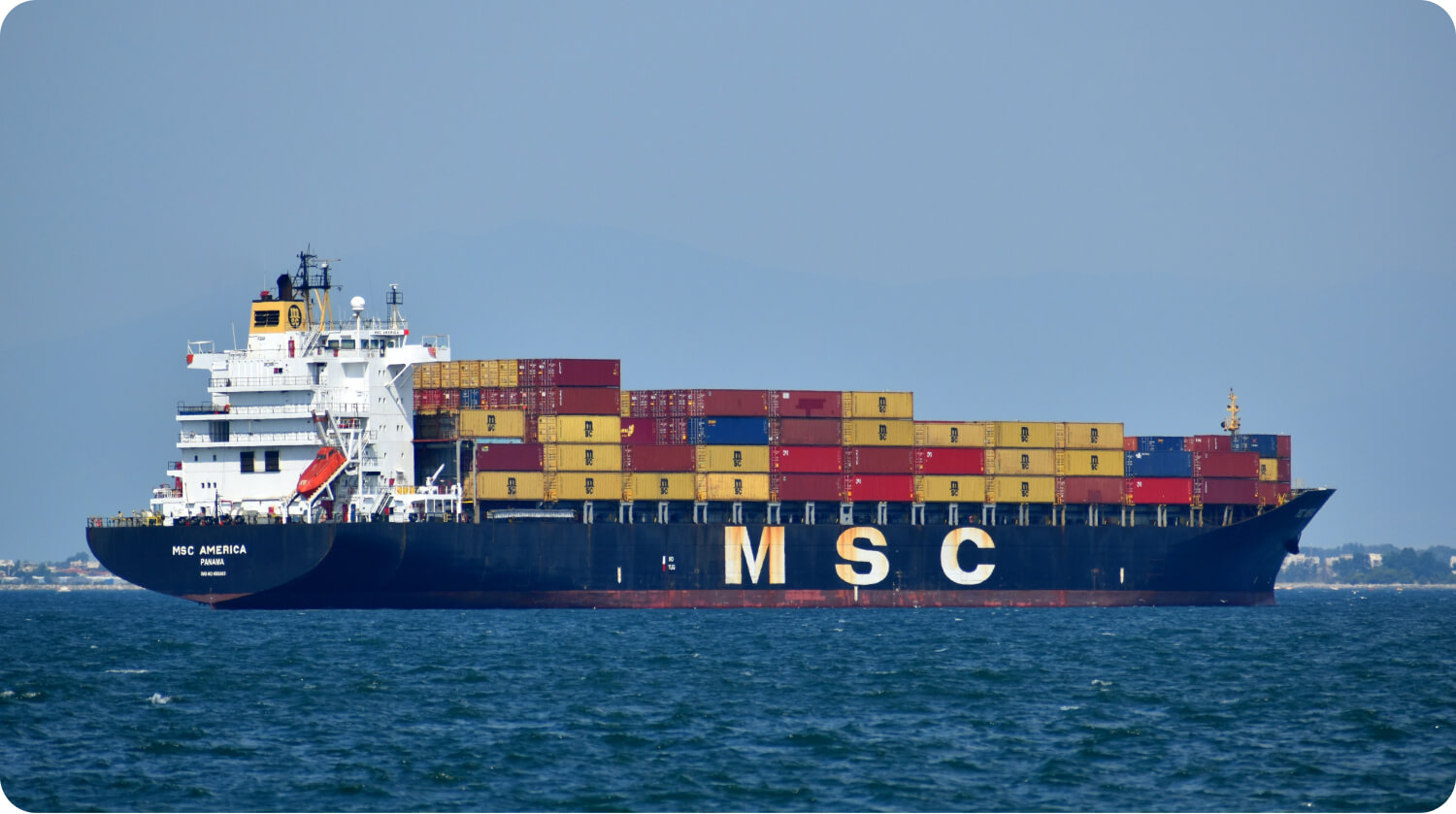 MSC container ship