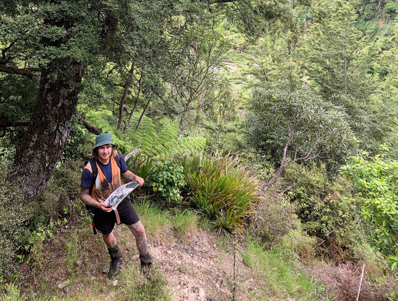 horizons regional council man with map