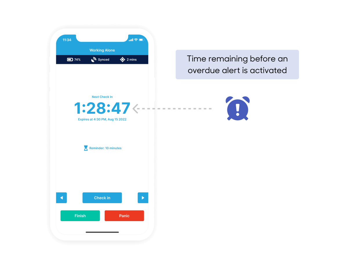 mock up ios monitoring time