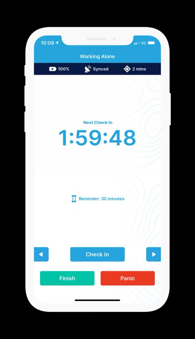 Lone Worker App for iPhone | GetHomeSafe