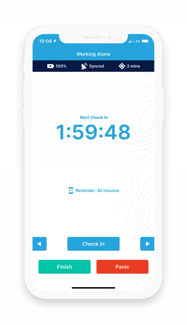 Lone Worker App for iPhone | GetHomeSafe